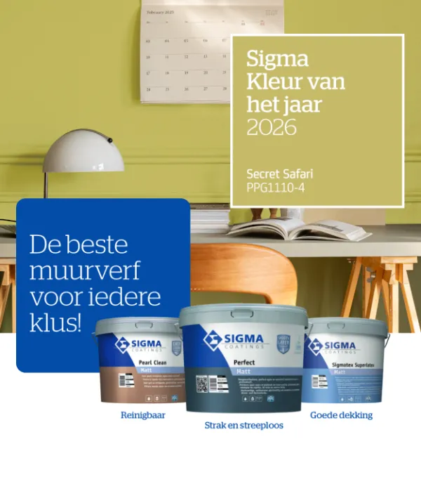 Scherp geprijsde Sigma muurverf tijdens de Muurverfweken